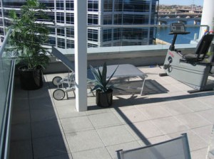 Pedestal roof deck application