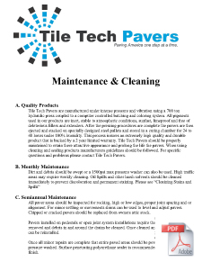Pavers Maintenance & Cleaing
